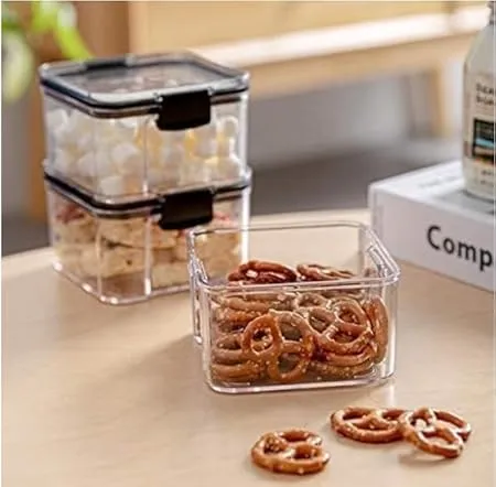 airtight transparent kitchen storage container | food storage box pack of 4 airtight transparent kitchen storage container | food storage box pack of 4