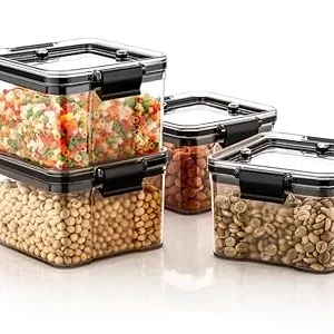 airtight transparent kitchen storage container | food storage box pack of 4