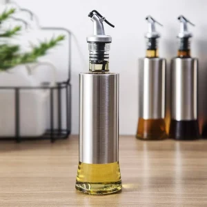 glass oil dispenser bottle | kitchen oil pouring bottle