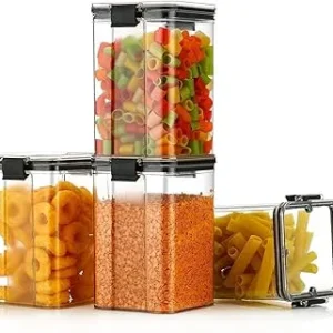 1000 ml airtight kitchen storage container jo food ko fresh rakhta hai. dry fruits, groceries aur snacks ke liye ideal.
