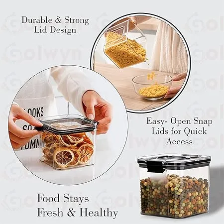 airtight transparent kitchen storage container | food storage box pack of 4 airtight transparent kitchen storage container | food storage box pack of 4