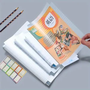 transparent waterproof book & notebook cover sleeves