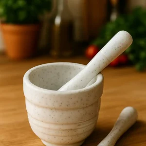 marble mortar & pestle set