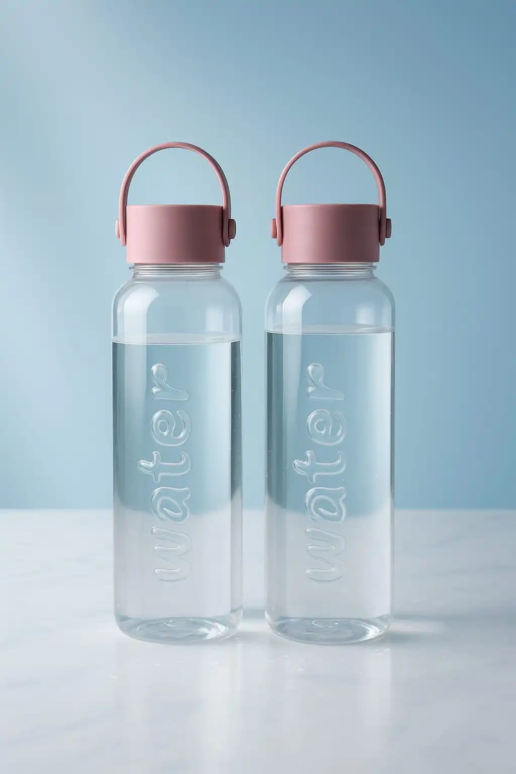 premium frosted water bottle with carry handle – leak proof, stylish & durable (pink cap) premium frosted water bottle with carry handle – leak proof, stylish & durable (pink cap)