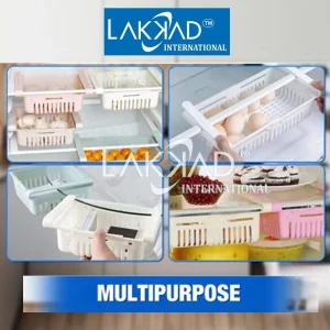 expandable fridge storage basket – refrigerator organizer tray