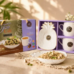 premium white mug & bowl set (2 cups)